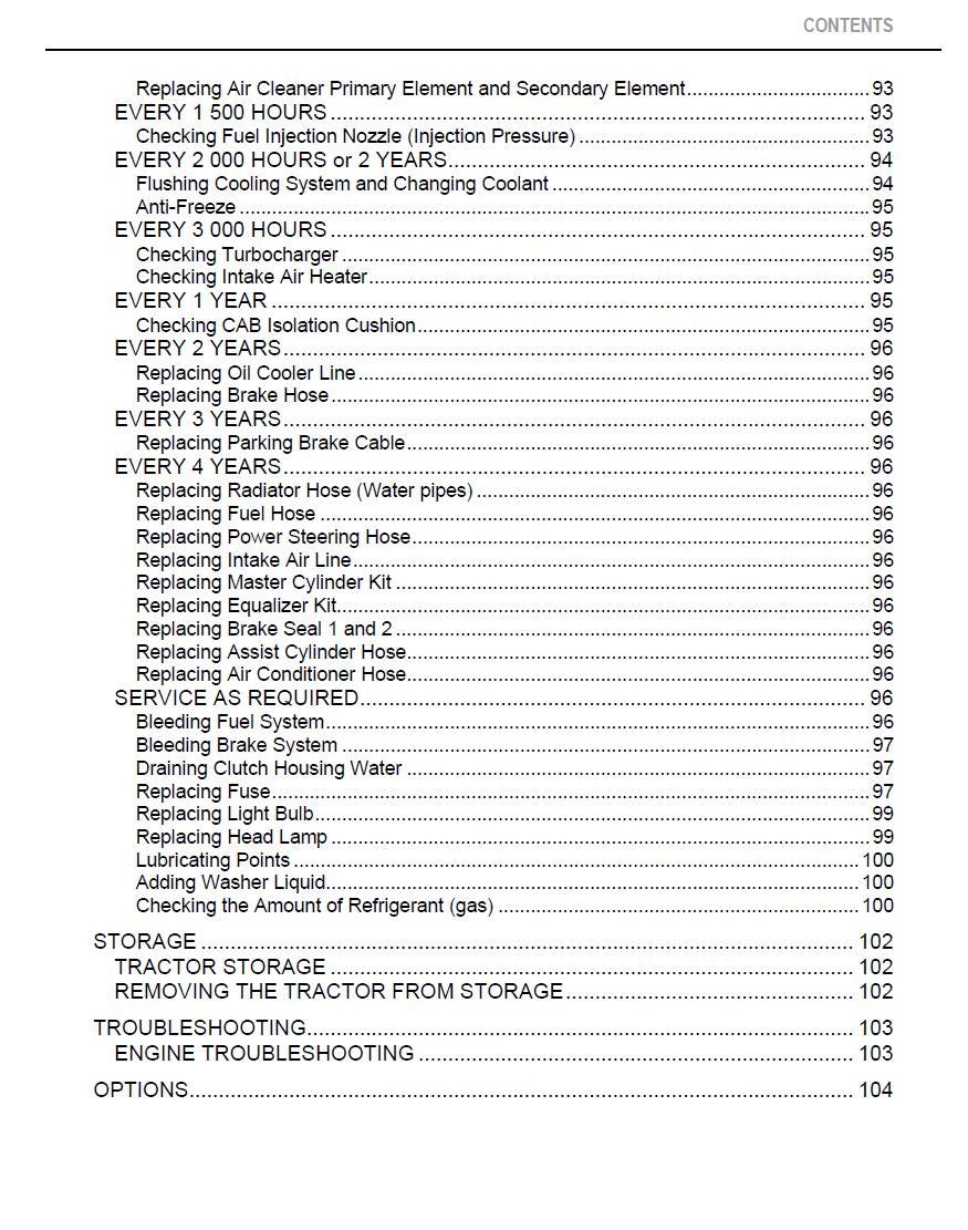 Kubota M108S Tractor Operators Manual (2010 Edition)