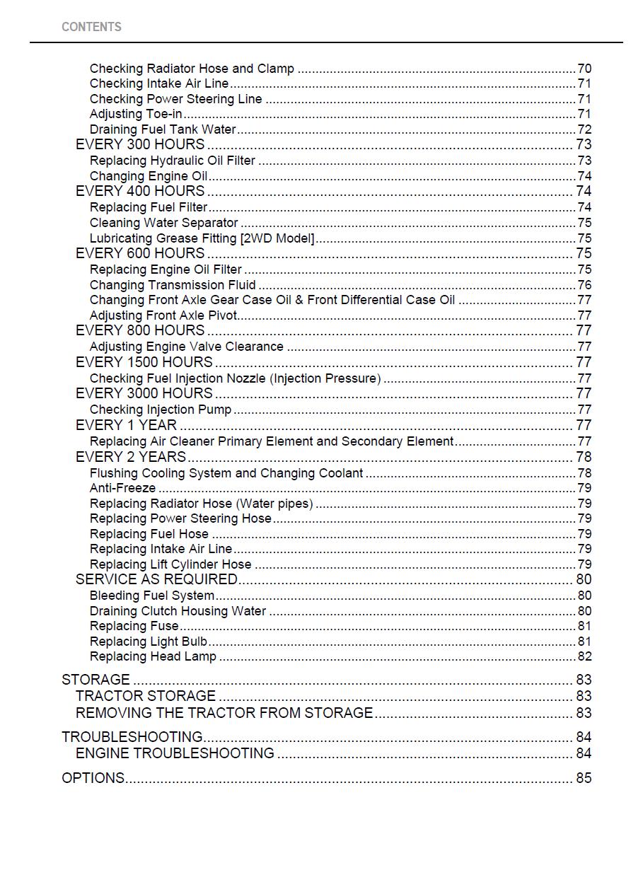 Kubota M5040 / M6040 / M7040 ROPS Tractor Operators Manual (2006 Edition)