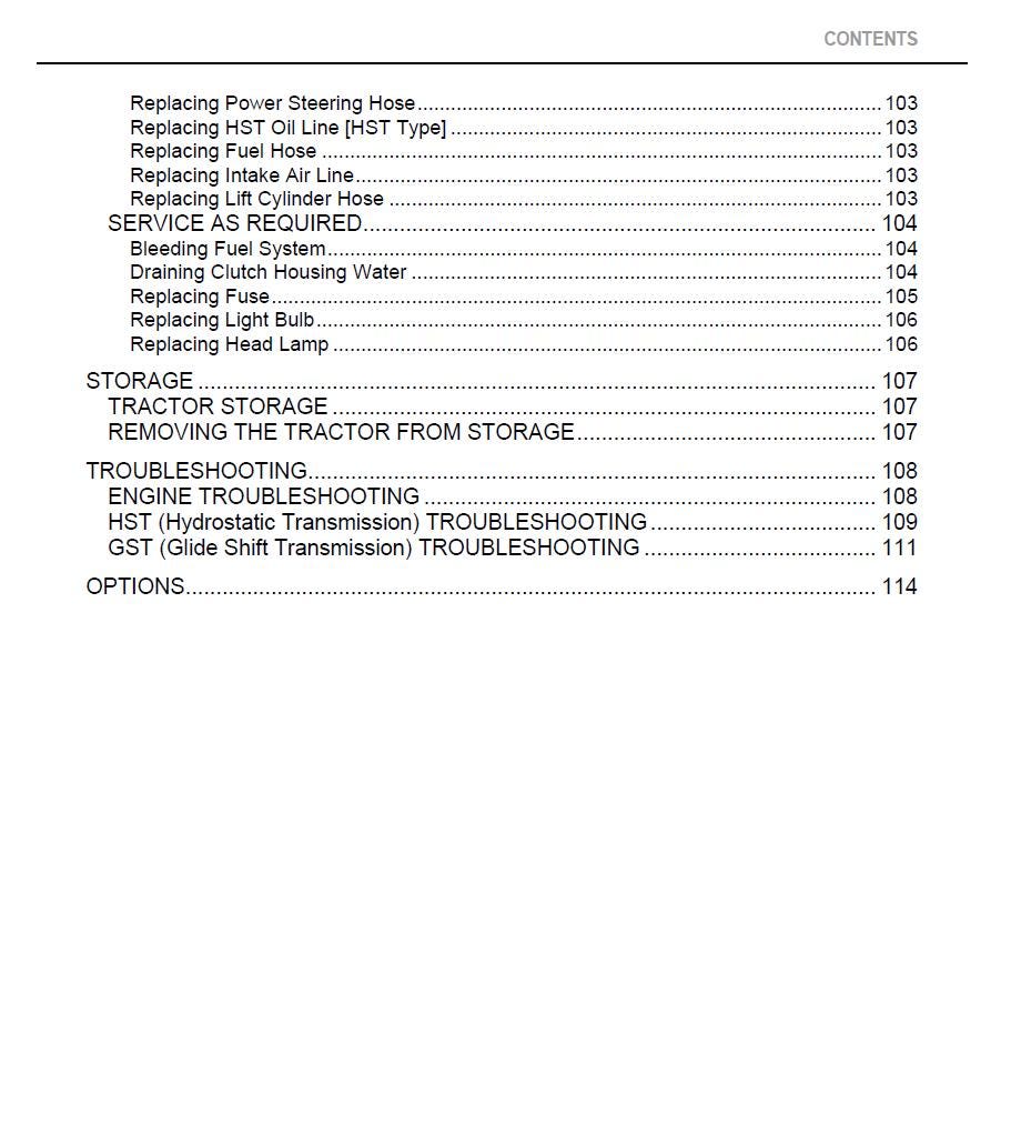 Kubota L3240 / L3540 / L3940 / L4240 / L4740 / L5040 / L5240 / L5740 Tractor Operators Manual