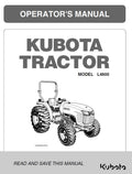 Kubota L4600 Tractor Operators Manual (2012 Edition)