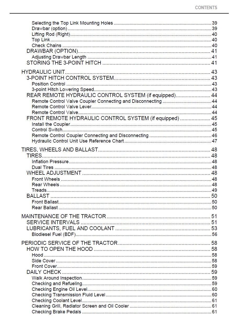 Kubota B26TL Tractor Operators Manual (2006 Edition)