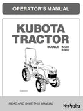 Kubota B2301 / B2601 Tractor Operators Manual (2015 Edition)