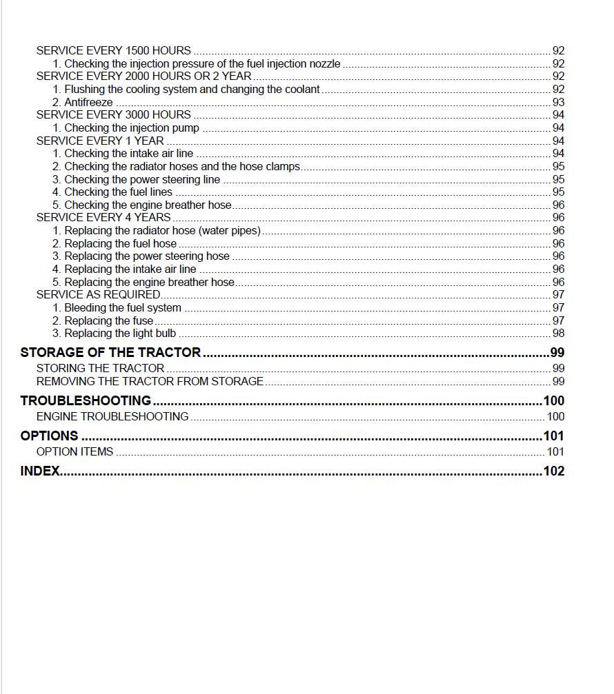 Kubota BX1880-AU / BX2380-AU / BX2680-AU Tractor Operators Manual