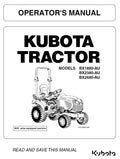 Kubota BX1880-AU / BX2380-AU / BX2680-AU Tractor Operators Manual