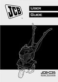 JCB JCB-C35 Petrol Cultivator User Guide (2001 Edition) PDF Download