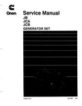 Onan JB / JCA / JCB Generator Set Service Manual (1994 Edition) Pdf Download