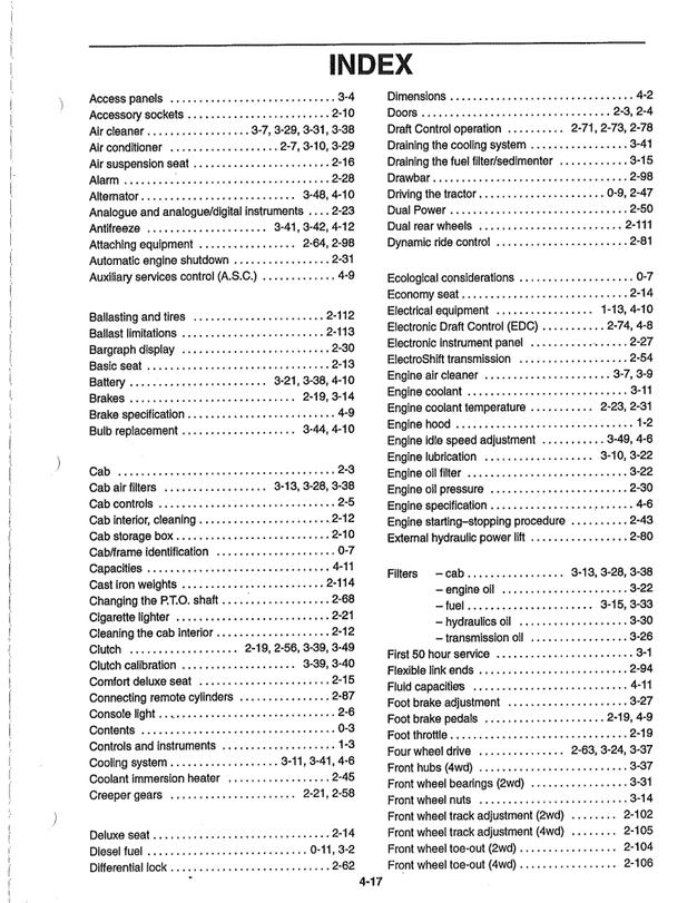 New Holland 5640 / 6640 / 7740 / 7840 / 8240 / 8340 SL & SLE Range Tractors Operators Manual (1996) PDF Download
