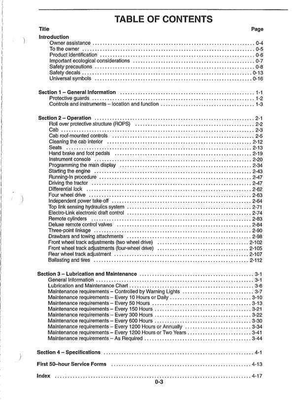 New Holland 5640 / 6640 / 7740 / 7840 / 8240 / 8340 SL & SLE Range Tractors Operators Manual (1996) PDF Download