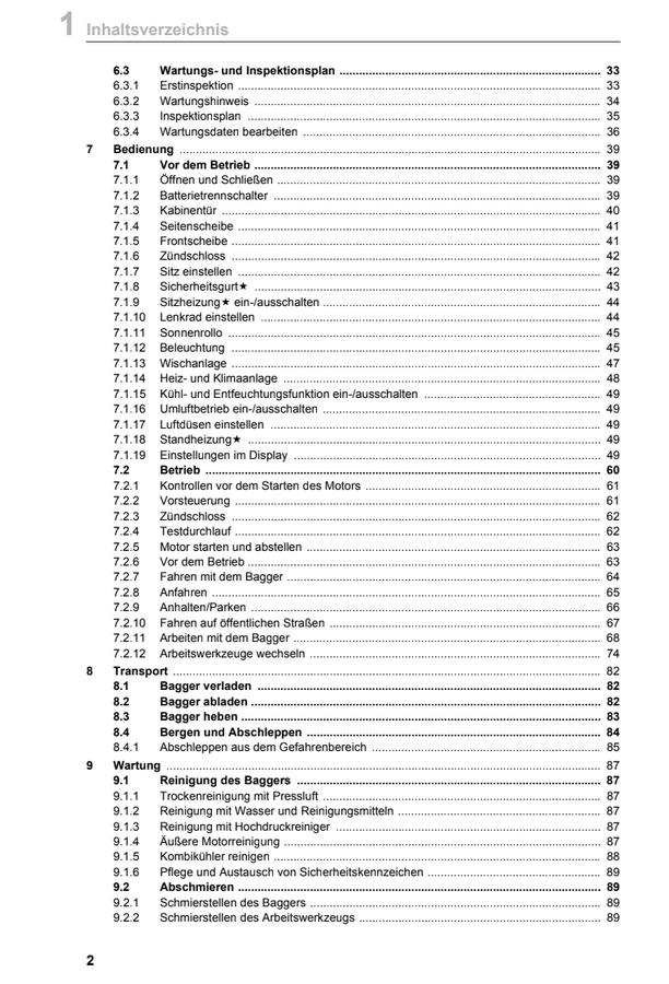 Terex TW160 Mobile Excavator Operators Manual (2007) PDF Download