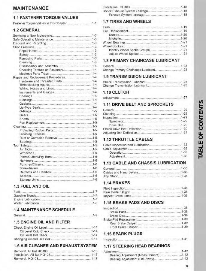 Harley-Davidson Dyna Models Service Manual (2016) PDF Download